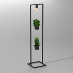 lampa podł Flores (2 flower pots) black 1xE27