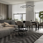 Maytoni Lampa wisząca Line - Aluminium - Czarny MOD016PL-L75B