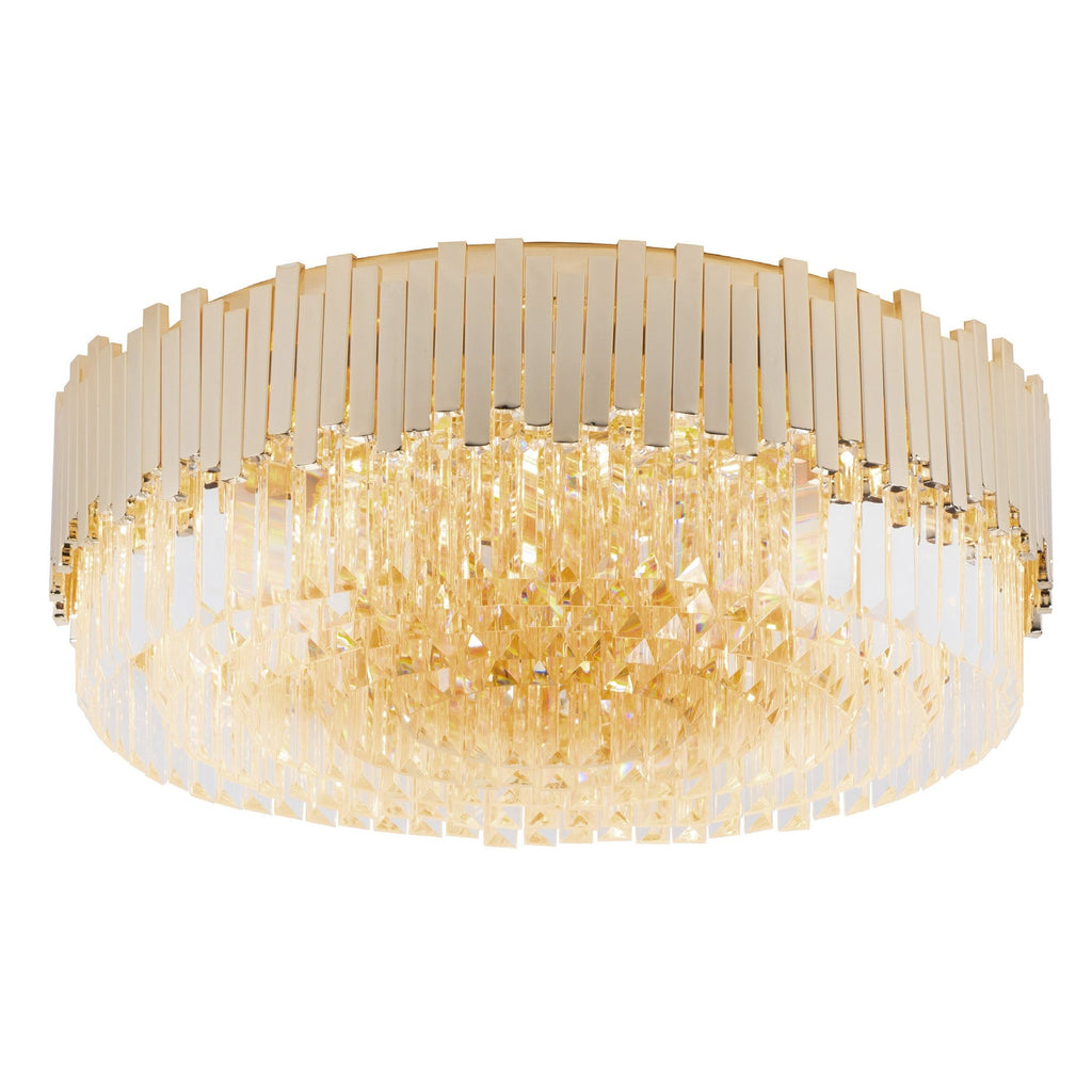 Maxlight Plafon Trend 60cm - Metal + szkło - Złoty C0164