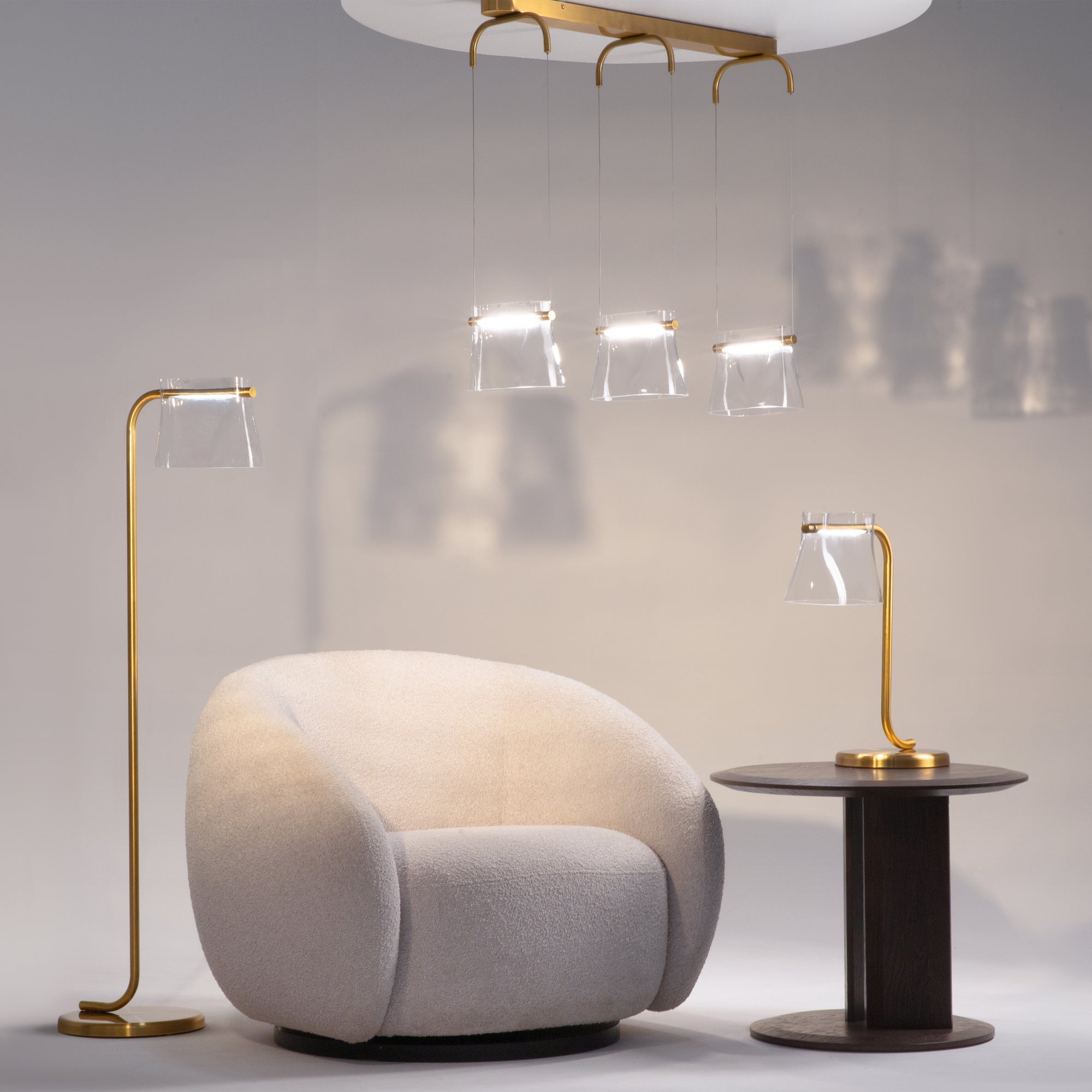 Maytoni Lampa stołowa Cabaret - Metal - Mosiądz MOD170TL-L8BS3K