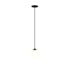 Maytoni Lampa wisząca Luna - Aluminium + tworzywo sztuczne - Czarny + biały P039PL-5W3K-10INS-B