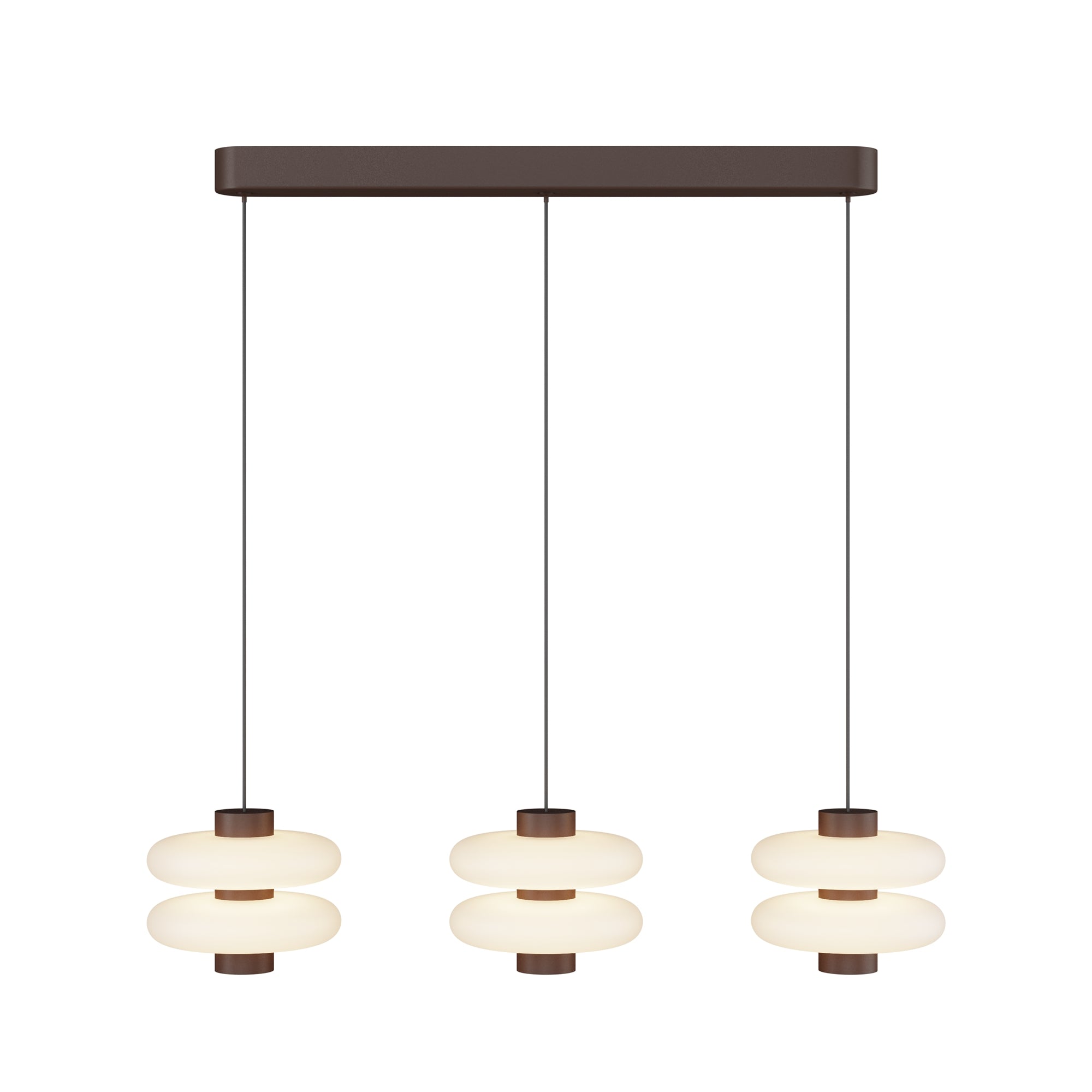 Maytoni Lampa wisząca Nuvem - Metal - Brązowy MOD497PL-L23BRK