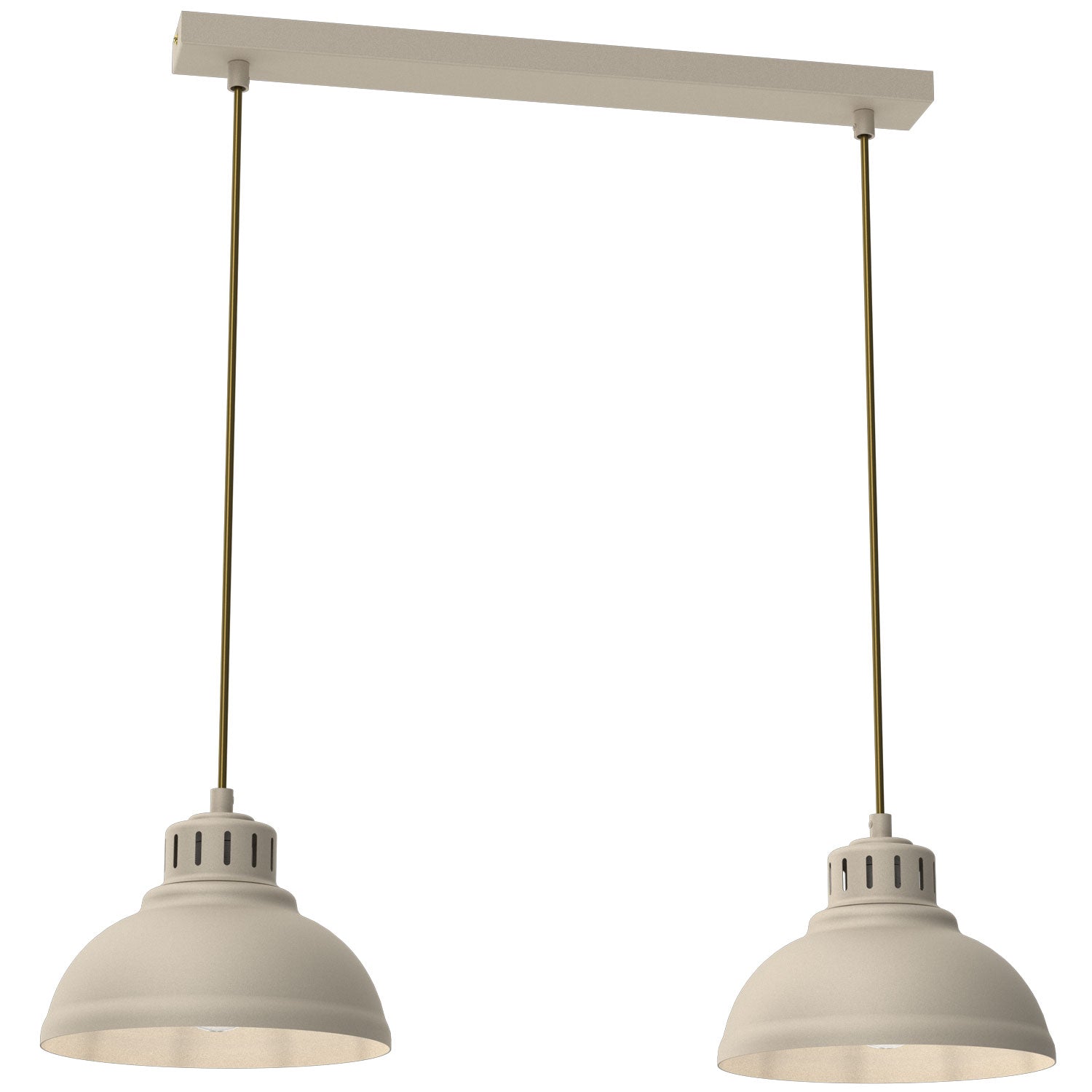 żyrandol Sven beige 2xE27