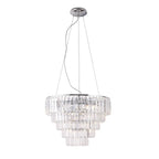 Maxlight Lampa wisząca Monaco 60cm - Metal + szkło - Chrom P0260