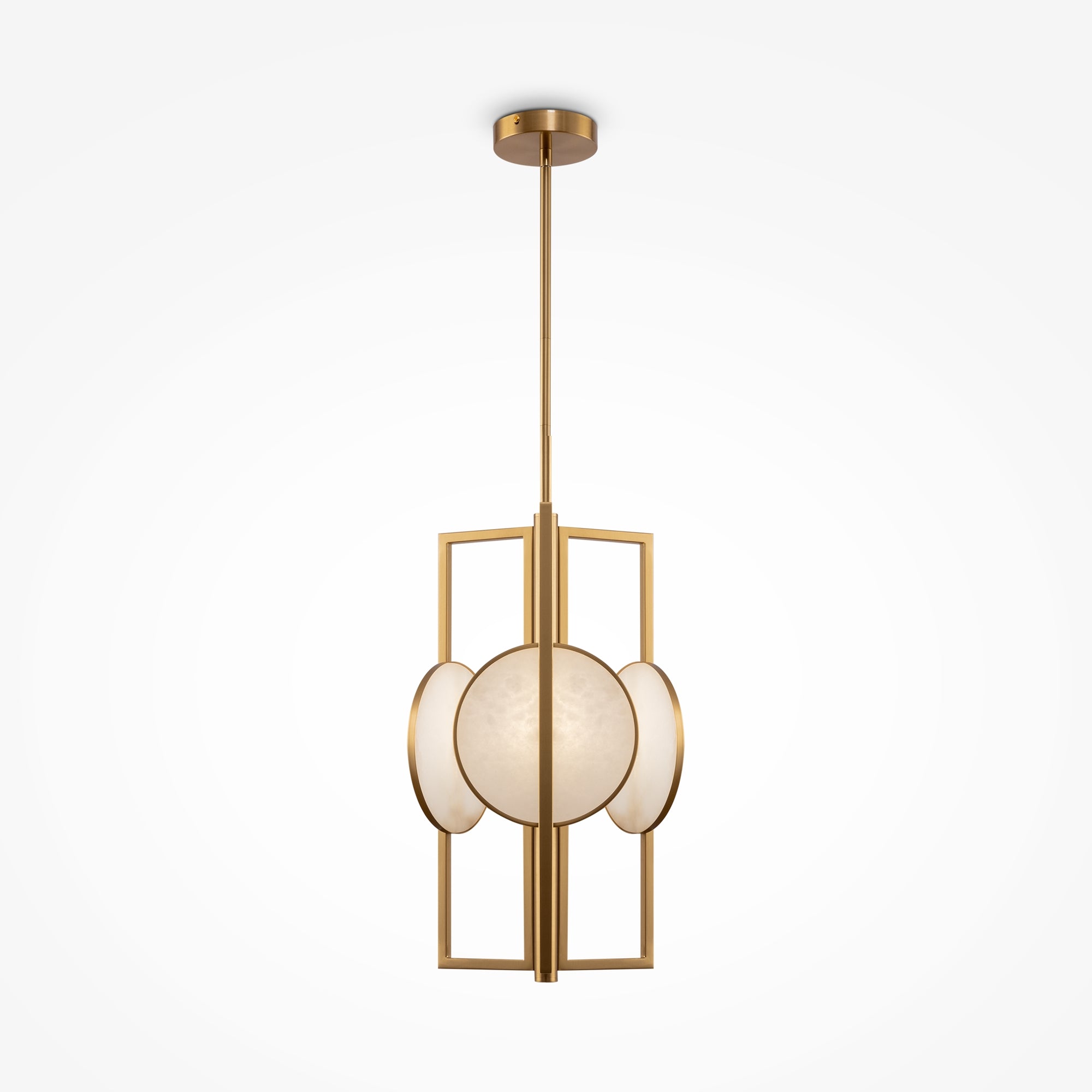 Maytoni Lampa wisząca Marmo - Metal - Mosiądz MOD099PL-03G
