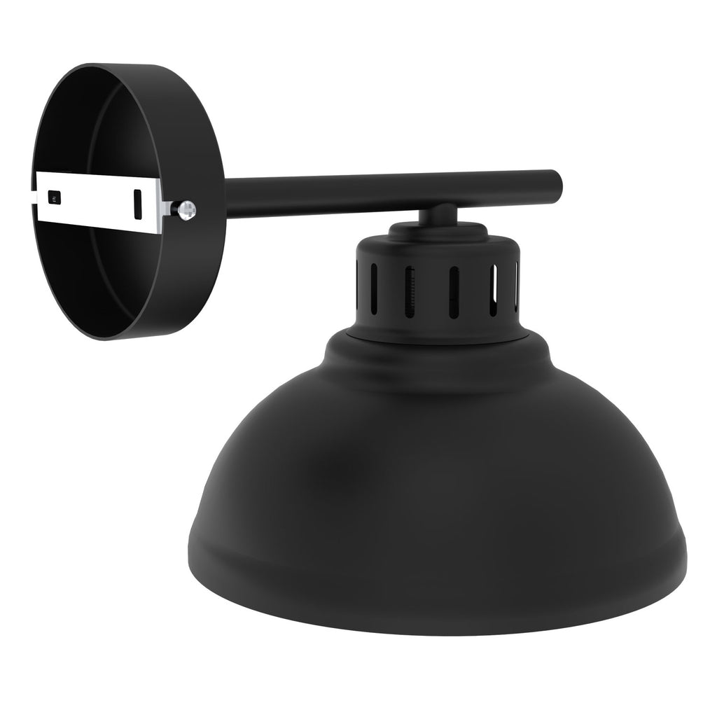 kinkiet Sven black 1xE27