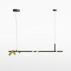 Maytoni Lampa wisząca Tau - Aluminium - Czarny MOD166PL-L30GB3K