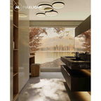 Maxlight Plafon Velvet - Aluminium + silikon - Czarny C0200