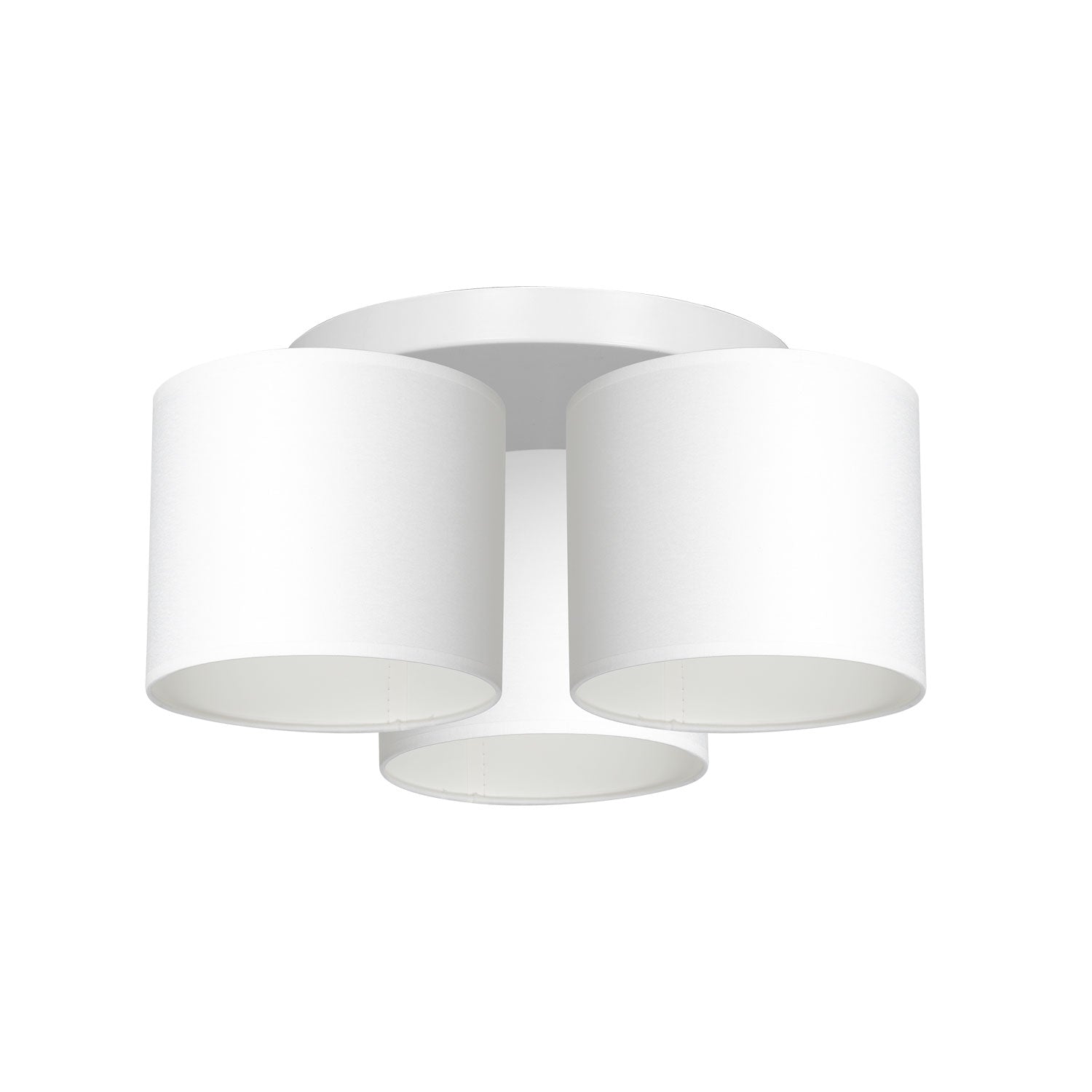 plafon Arden white, cylinder shade white 3xE27