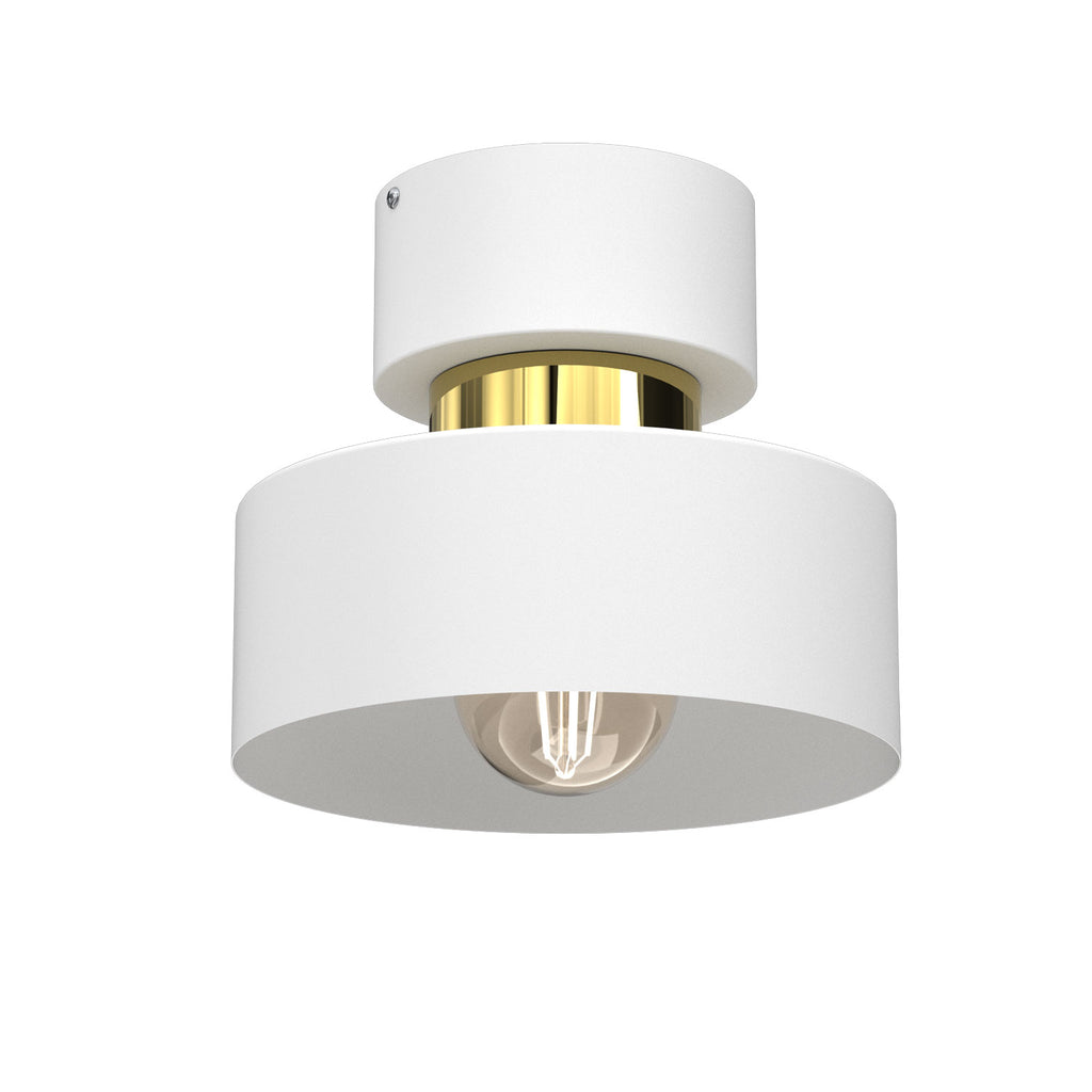 plafon Marti white/gold 1xE27