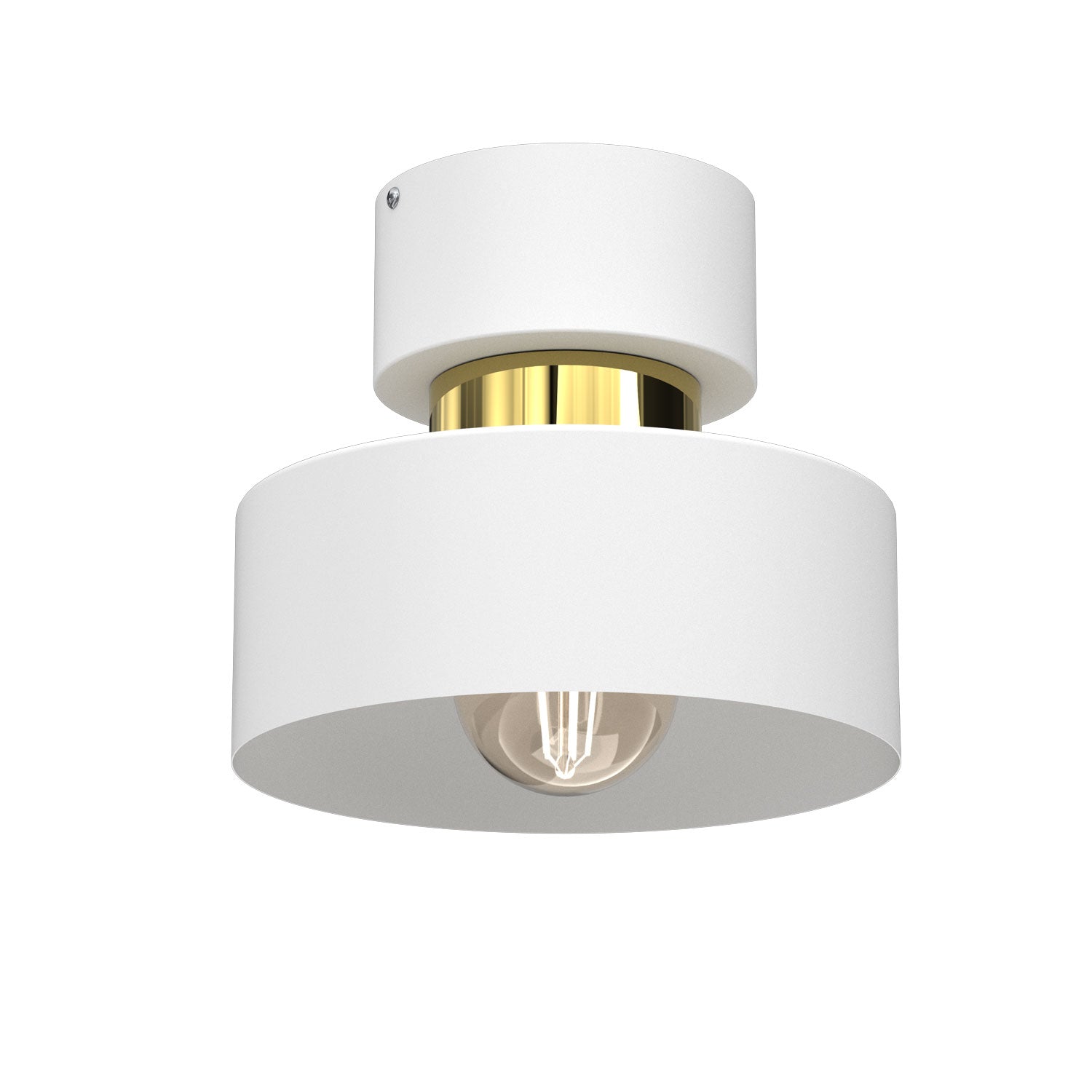 plafon Marti white/gold 1xE27