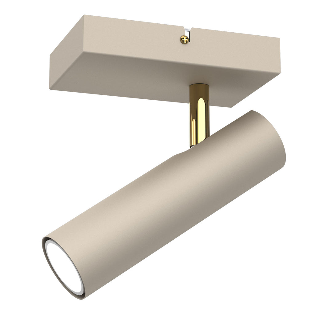 kinkiet/spot Axion beige/gold 1xGU10