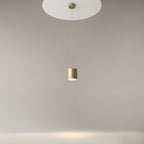 Maytoni Lampa wisząca Polar - Aluminium + tworzywo sztuczne - Złoty matowy P088PL-GX53-MG