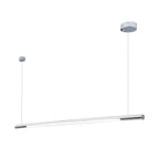 Maxlight Lampa wisząca Organic Horizon 150cm - Stal nierdzewna + akryl - Chrom P0359