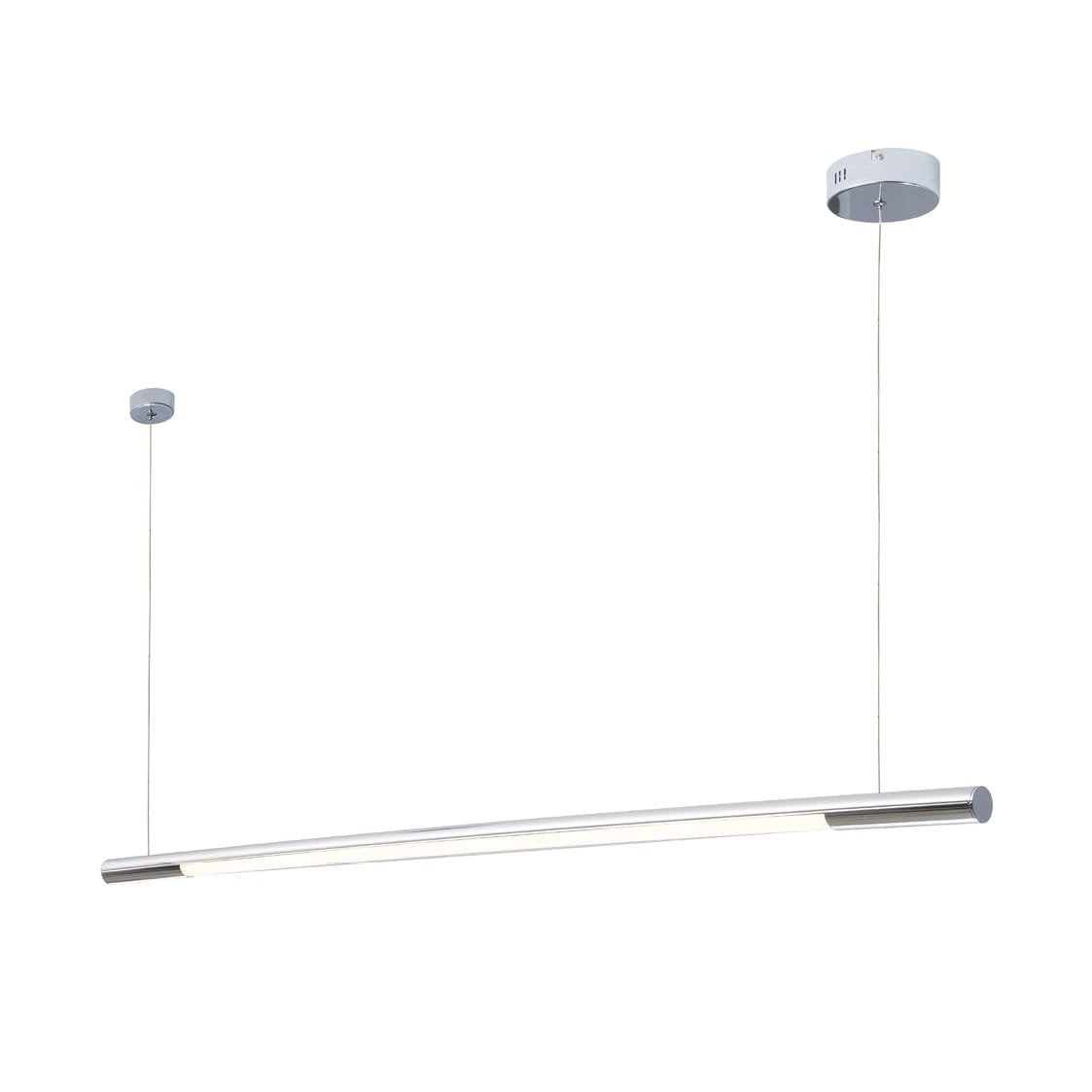 Maxlight Lampa wisząca Organic Horizon 150cm - Stal nierdzewna + akryl - Chrom P0359