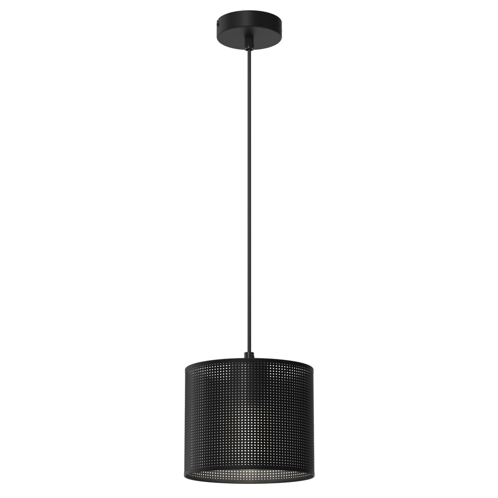 żyrandol Loft shade black, cylinder shade dia 180, h 150 black 1xE27