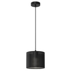 żyrandol Loft shade black, cylinder shade dia 180, h 150 black 1xE27