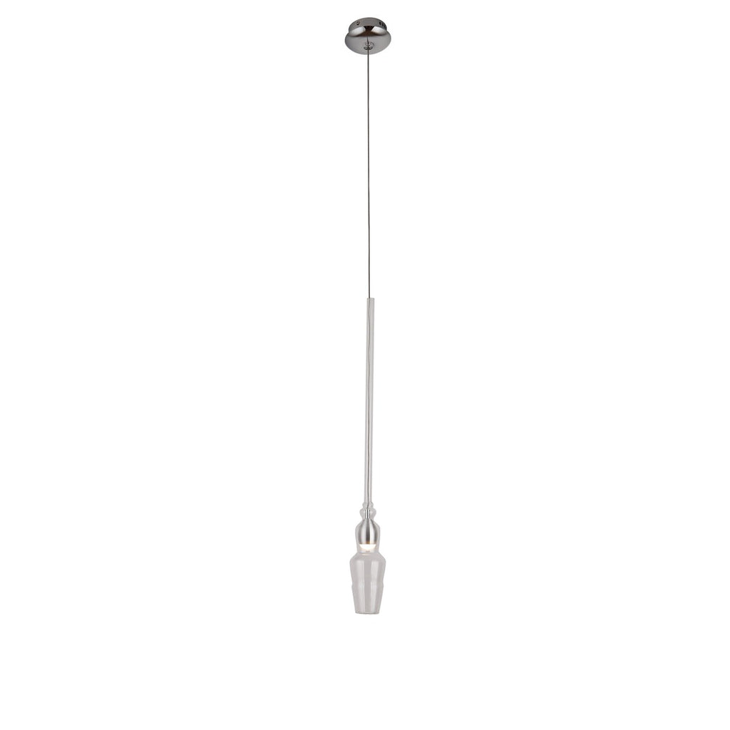 Maxlight Lampa wisząca Murano A - Marmur + szkło - Chrom P0245