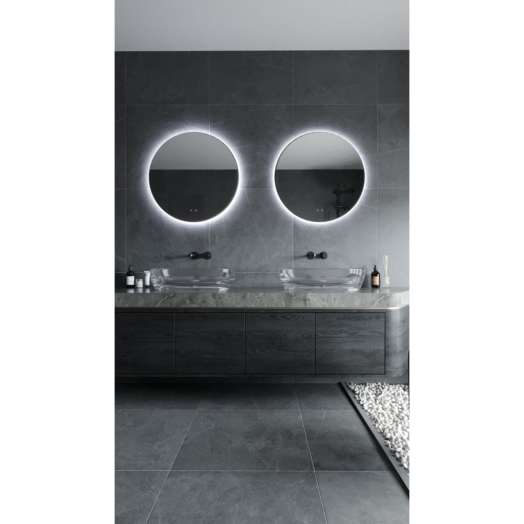 Maxlight Lustro Mirror Okrąg - Metal + szkło - Biały W0387