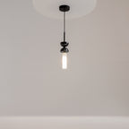 Maytoni Lampa wisząca Kyoto - Metal + marmur - Czarny MOD178PL-01B