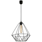 żyrandol Basket New black 1xE27