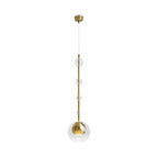 Maytoni Lampa wisząca Ros - Metal - Mosiądz MOD227PL-01BS