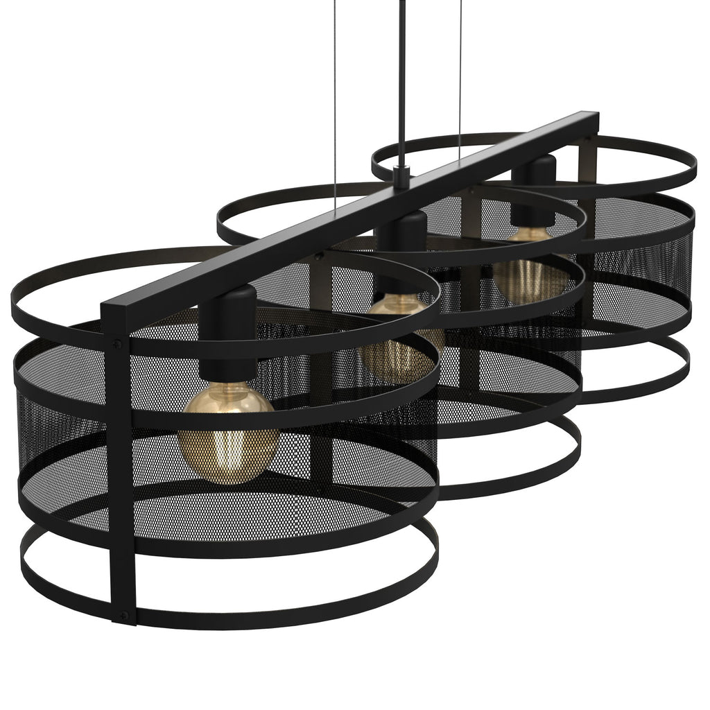 żyrandol Rim black 3xE27