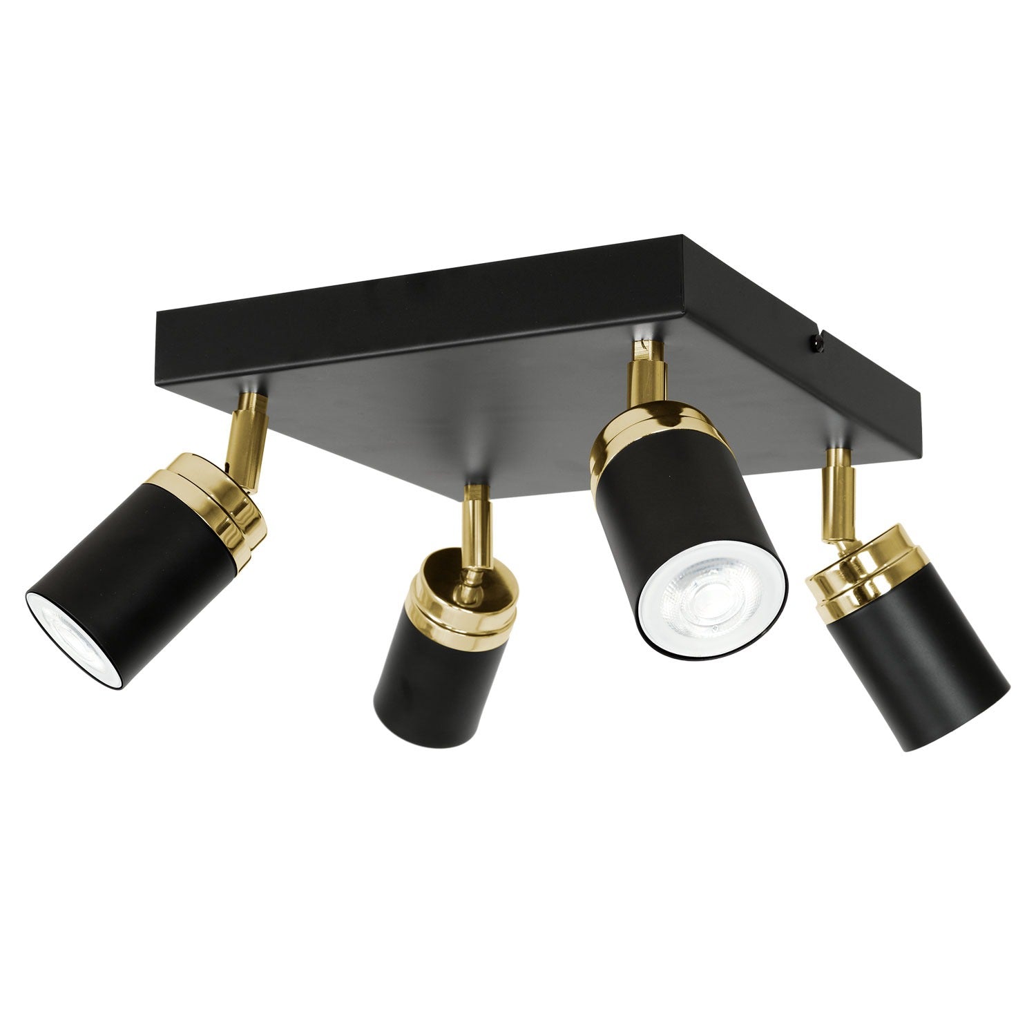 spot Reno black/gold 4xGU10