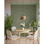 Maxlight Lampa wisząca Kioto - Metal + drewno - Jasne drewno + ciemne drewno P0549