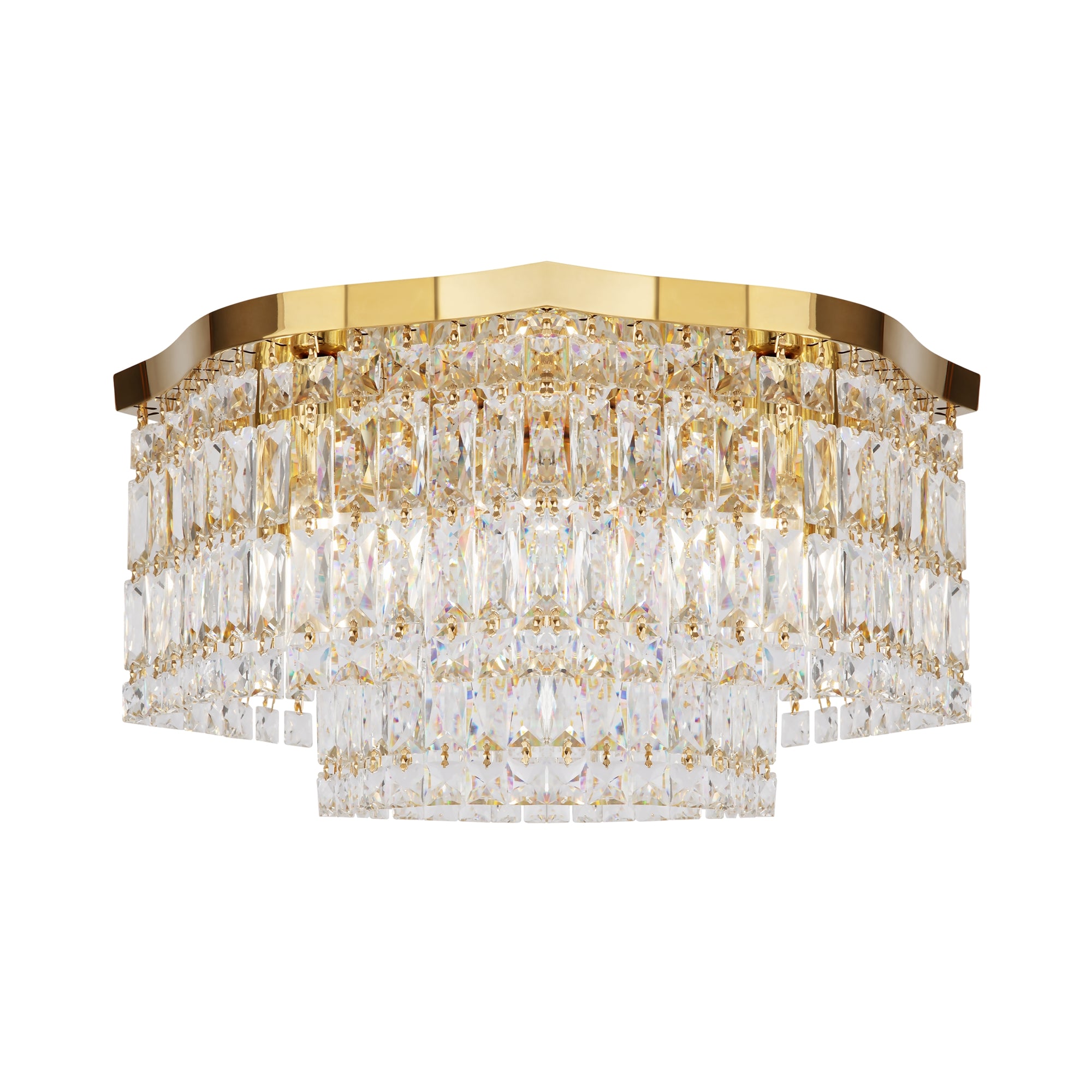 Maytoni Plafon Dune - Metal - Złoty DIA005CL-06G