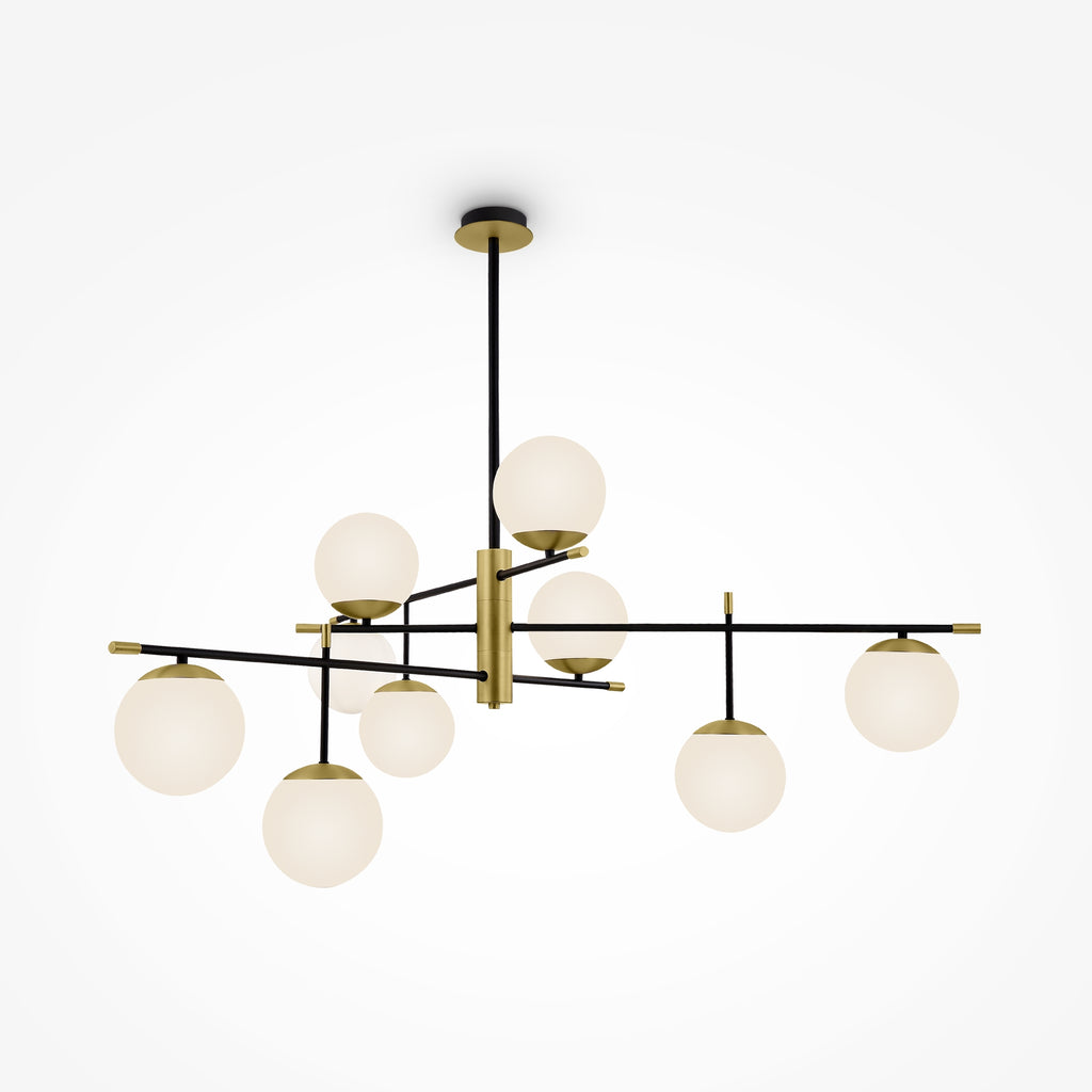 Maytoni Lampa wisząca Nostalgia - Metal - Czarny MOD048PL-09G