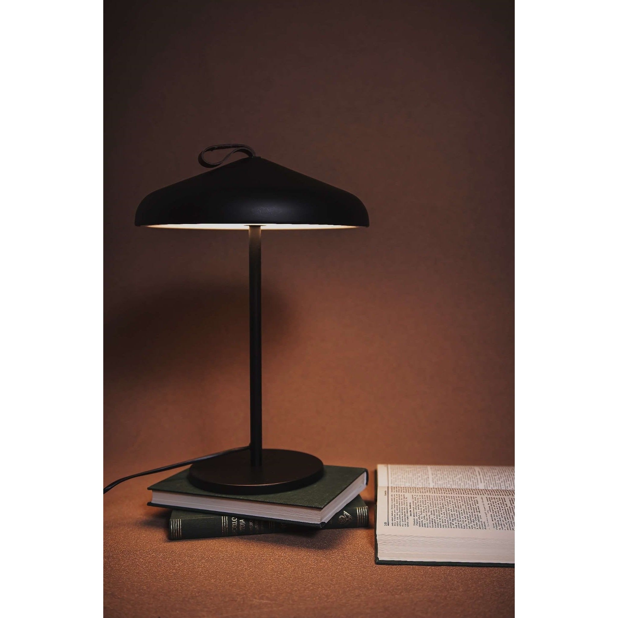 Maxlight Lampa stołowa Nord - Aluminium + stal + akryl - Czarny T0049