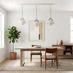 żyrandol Funda line bar 900x80 white/natural wood 3xE27