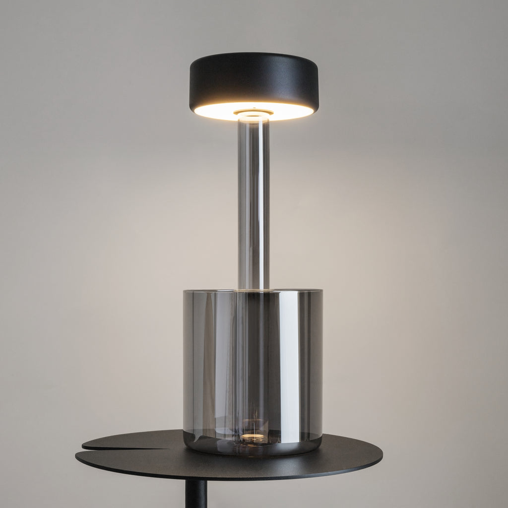 Maytoni Lampa akumulatorowa AI Collaboration - Szkło - Szary MOD229TL-L3B3K3
