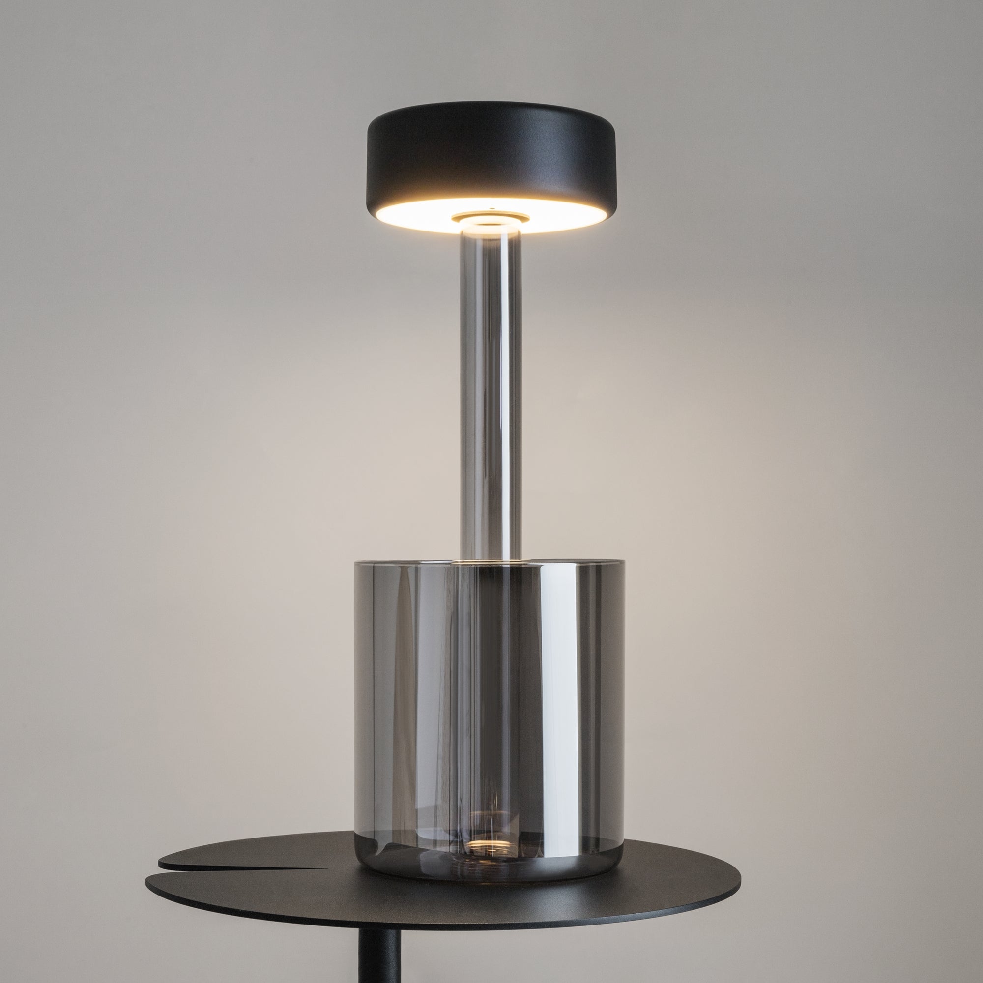 Maytoni Lampa akumulatorowa AI Collaboration - Szkło - Szary MOD229TL-L3B3K3