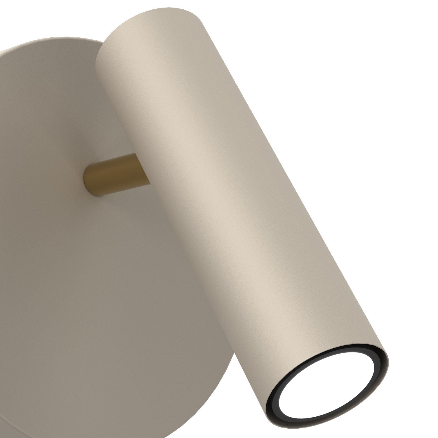 kinkiet/spot round Axion beige/gold 1xGU10