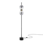 Maytoni Lampa podłogowa Double Moon - Metal - Czarny MOD478FL-L15B3K