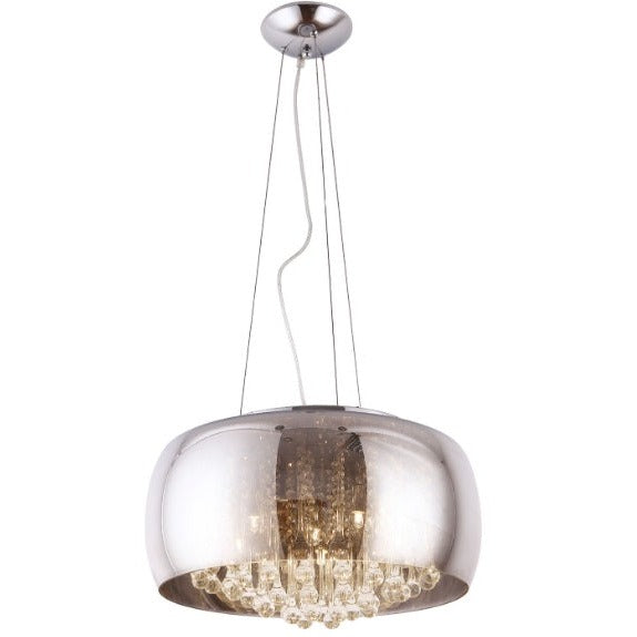 Maxlight Lampa wisząca P0076-06x Moonlight - Szkło lustrzane + metal - Chrom P0076-06X