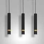 żyrandol Reno black/gold 3xGU10