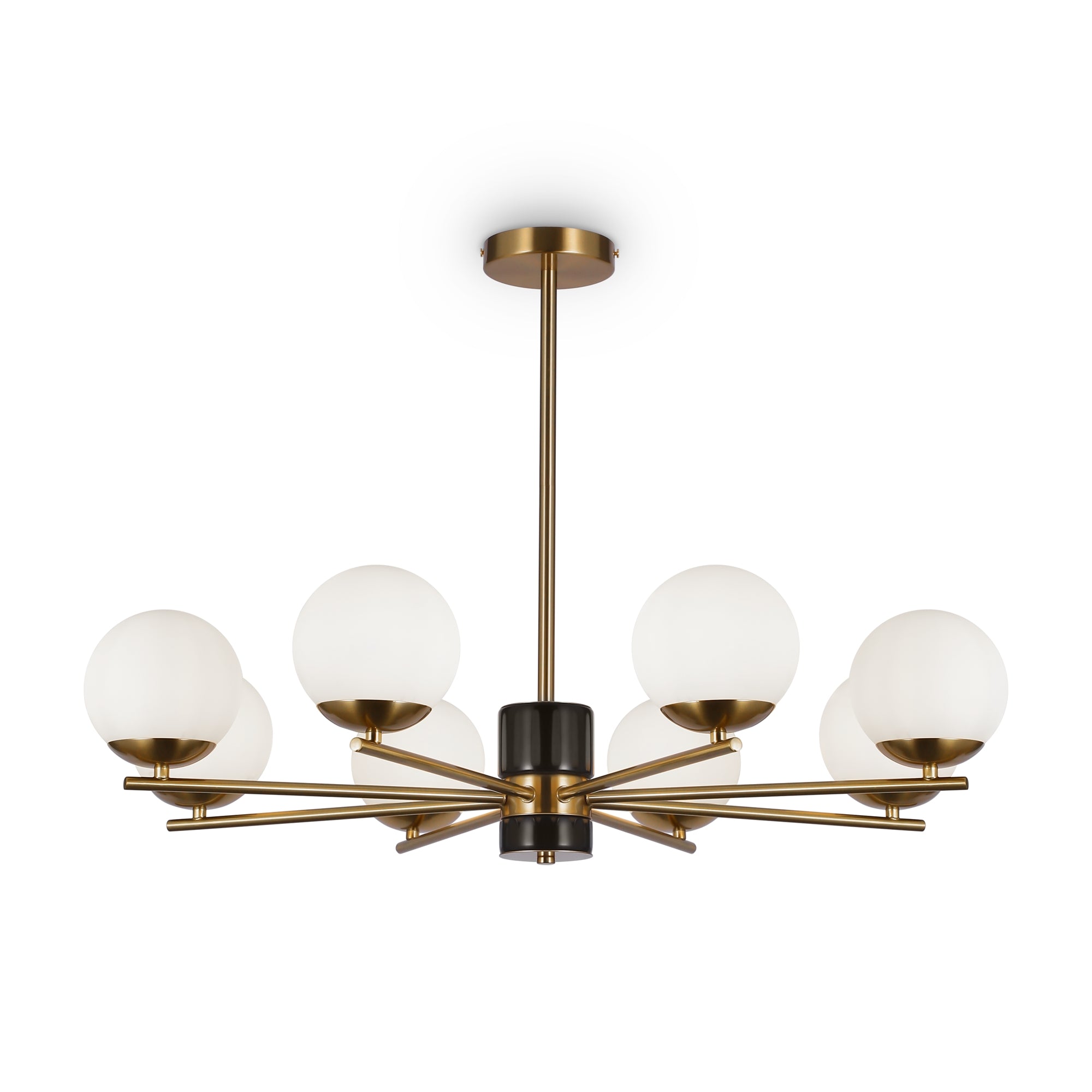 Maytoni Lampa wisząca Marble - Metal - Mosiądz MOD187PL-08BS