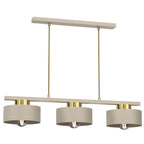 żyrandol Marti beige/gold 3xE27