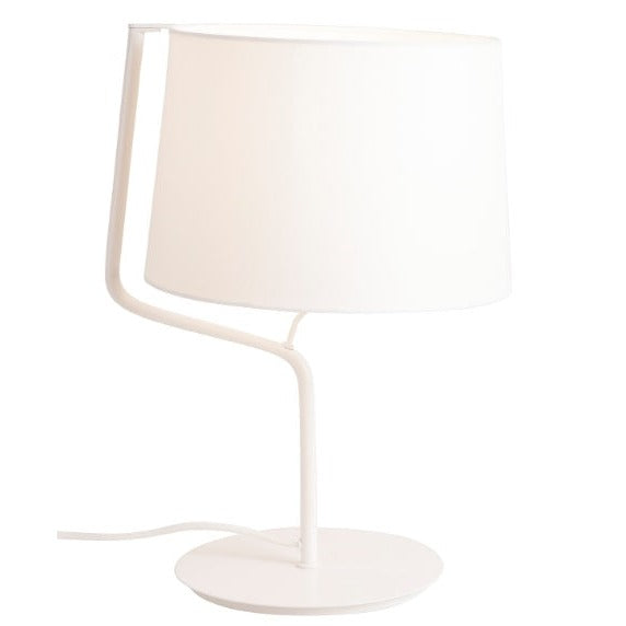 Maxlight Lampa stołowa Chicago - Metal + tkanina - Biały T0028