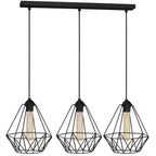 żyrandol Basket New black 3xE27