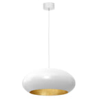 żyrandol Compo oval (dia 500) white/gold 1xE27