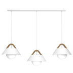 żyrandol Funda line bar 900x80 white/natural wood 3xE27