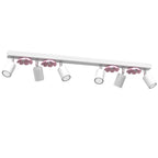 spot Flower white/pink 6xGU10