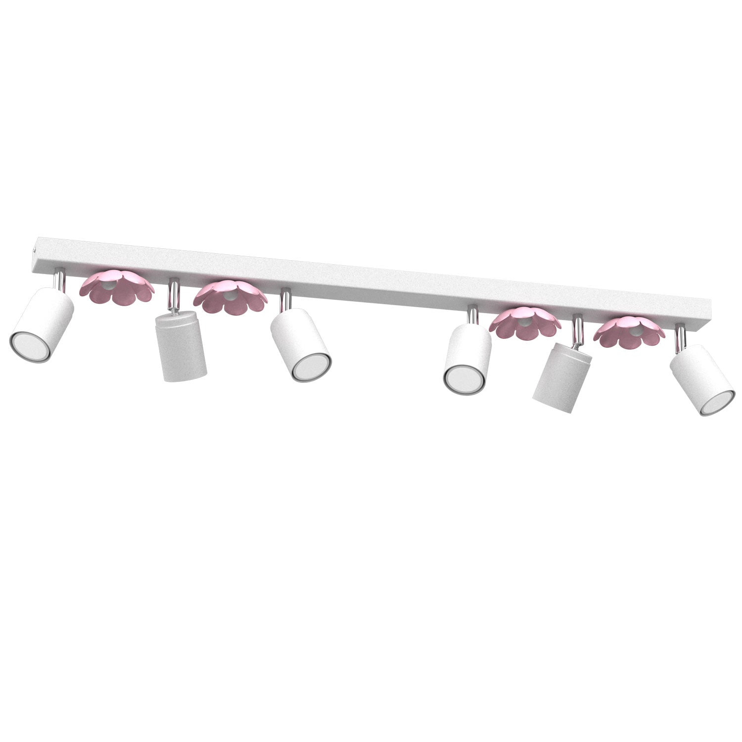 spot Flower white/pink 6xGU10