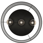 plafon Loft shade black, cylinder shade dia 400 h 200 black 3xE27