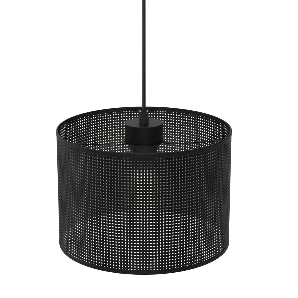 żyrandol Loft shade black, cylinder shade dia 250, h 170 black 1xE27