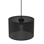 żyrandol Loft shade black, cylinder shade dia 250, h 170 black 1xE27